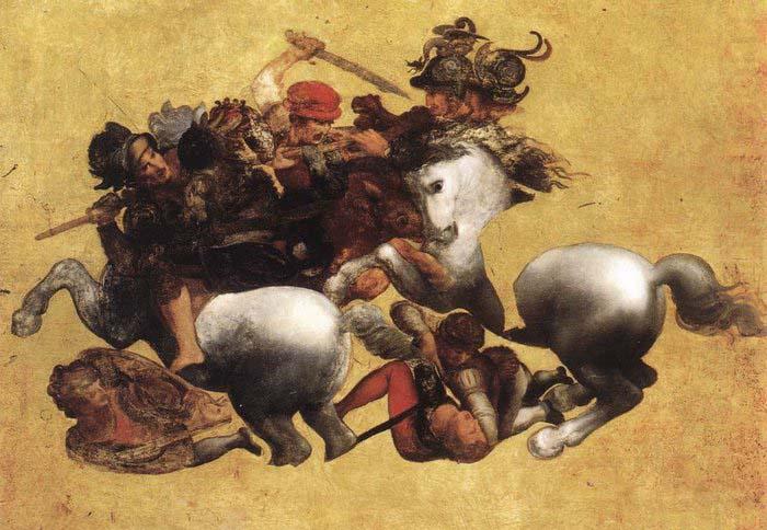 LEONARDO da Vinci Battle of Anghiari china oil painting image